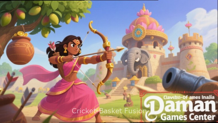 Cricket-Basket Fusion - Advanced Batting Strategy Cricket-Basket Fusion player using Jugaad Pass to avoid defenders, demonstrating advanced strategy